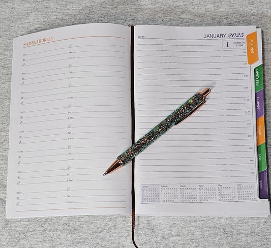 A5 sublimation day planner.